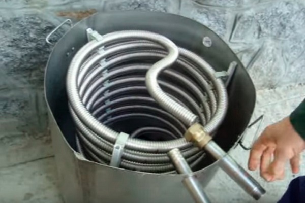 Трубы для подключения теплообменника к отоплению
