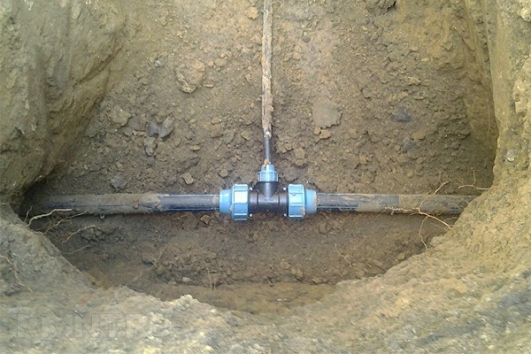 Врезка летнего водопровода