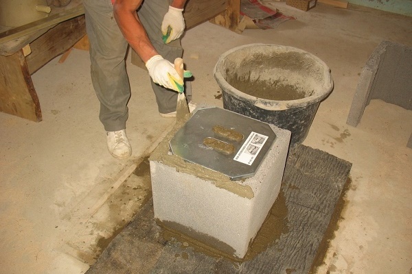 Керамзитобетонные блоки для сборки ствола