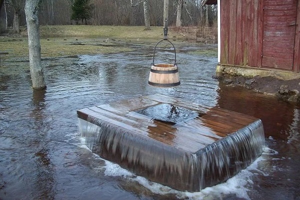 Загрязнение паводковой водой