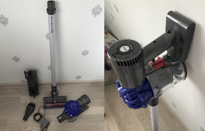 Парковка пылесоса Dyson v6