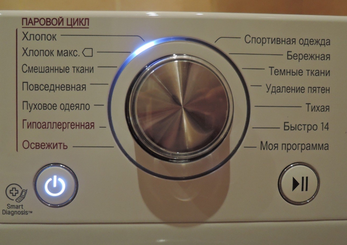 Тестовый режим стиральной машинки