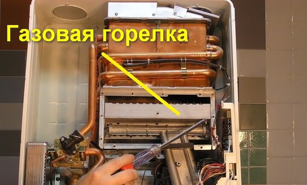 Газовая колонка в интерьере