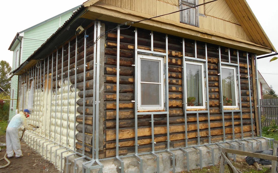 Деревянный дом без наружного утепления