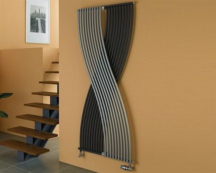 Алюминиевые вертикальные радиаторы в квартире