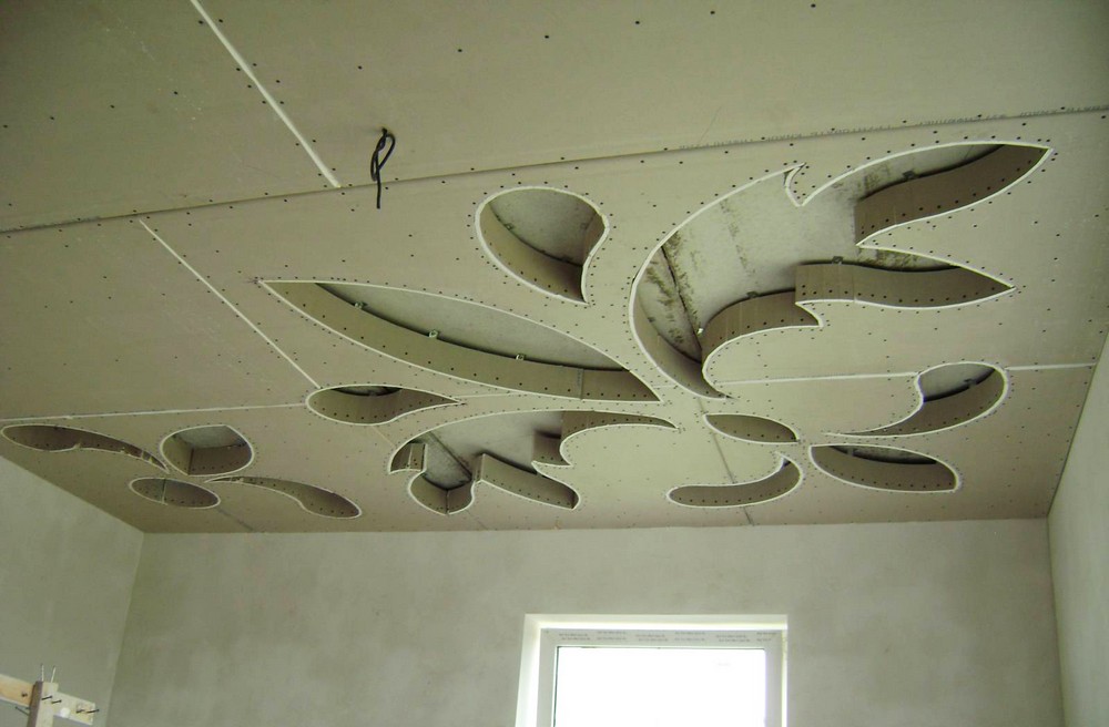 Волнистая форма потолка