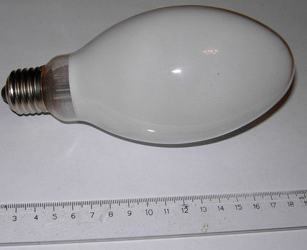 Схема устройства люминесцентной лампы