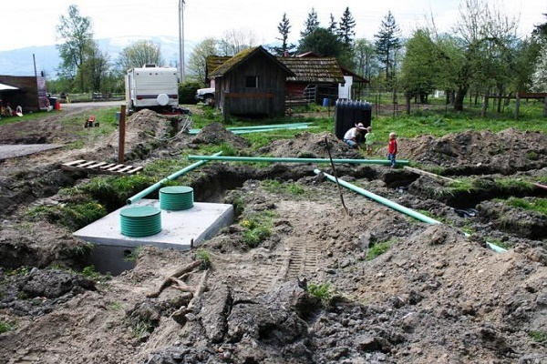 Удобная и экномная планировка канализации на участке