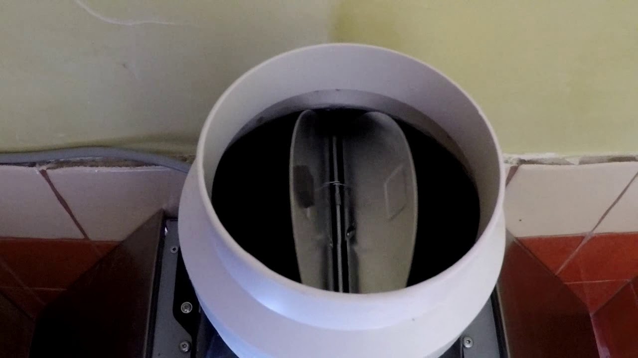 Одностворчатый клапан для вентиляции