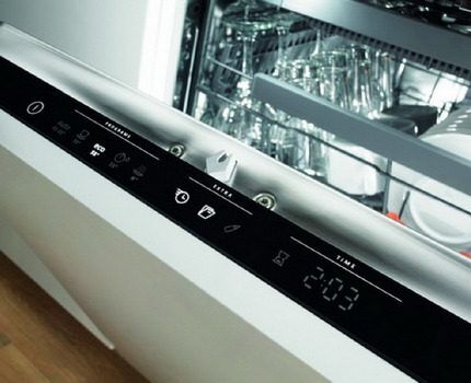 Панель управления в посудомойках Gorenje