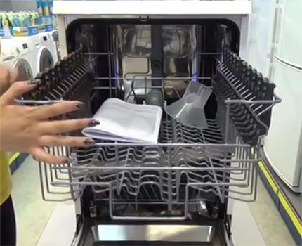 Выдвижные корзины посудомоечной машины