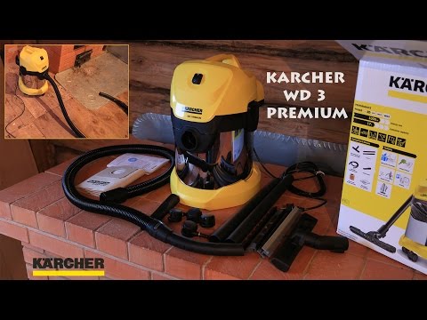 Обзор пылесоса Karcher WD 3 Premium: надежный помощник в быту и на стройке