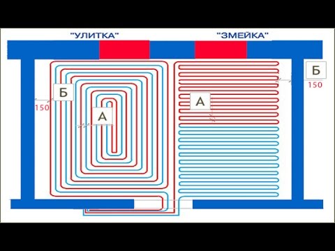 Как сделать расчет теплого пола на примере водяной системы