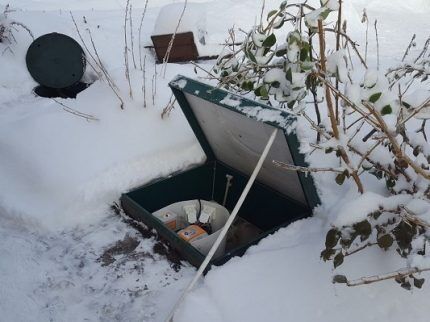 Консервация на зиму очистной установки