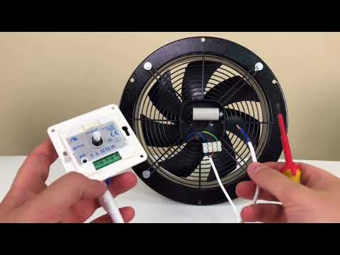Регулировка скорости канального вентилятора: подключение контроллера и настройка оборотов вытяжки