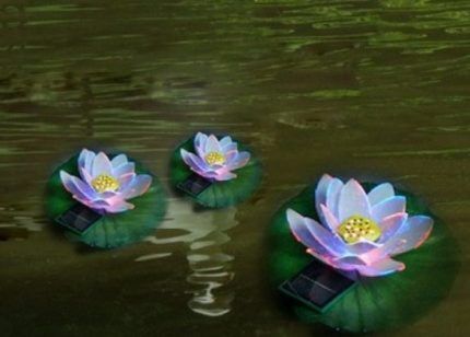 Фонари для украшения водоемов