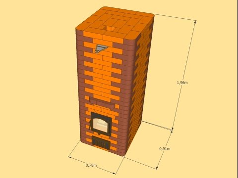 Печи из кирпича для дачи на дровах: лучшие порядовки и пошаговое руководство по сооружению