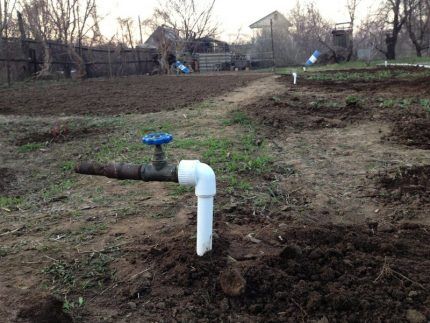 Летний разборной водопровод