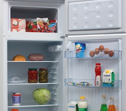 Внутреннее обустройство холодильников Дон